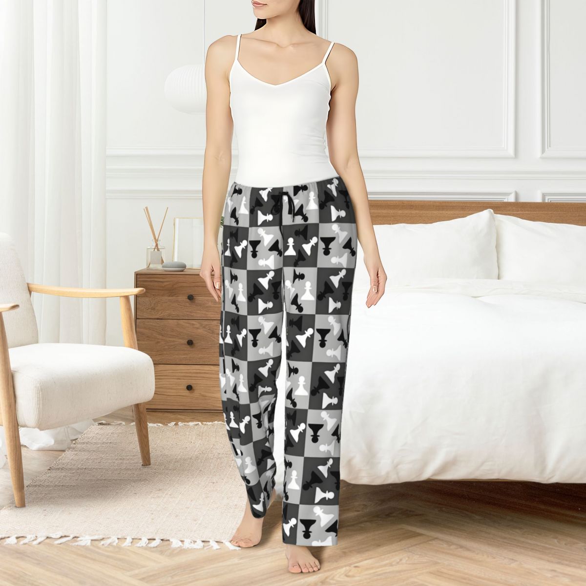 Board Game Is - Custom Print Women Chess Board Pajama