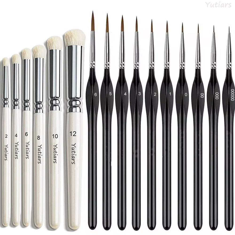 Miniature Painting Set - Miniature Paint Brushes Drybrush Set, Detail
