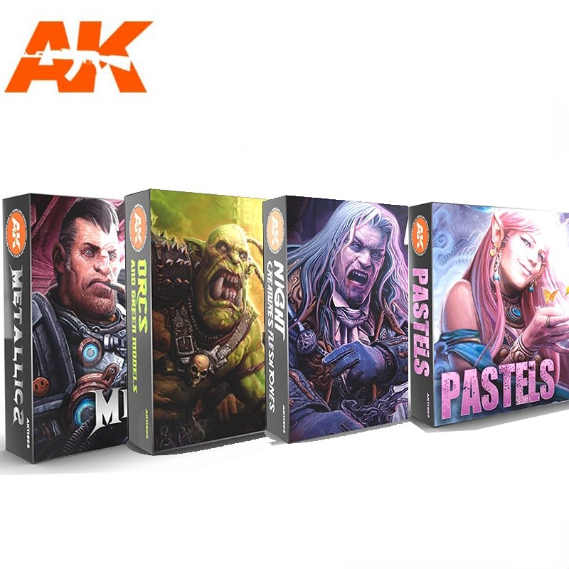 Miniature Painting Set - AK Interactive 3rd Generation Acrylics Colors