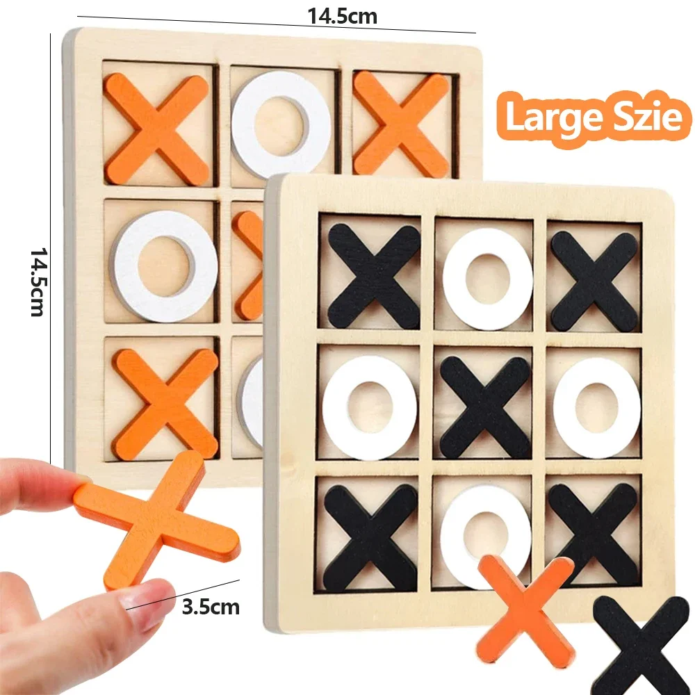 Wooden XO Tic Tac Toe Game Min - đánh giá và giá Board Game With Questions