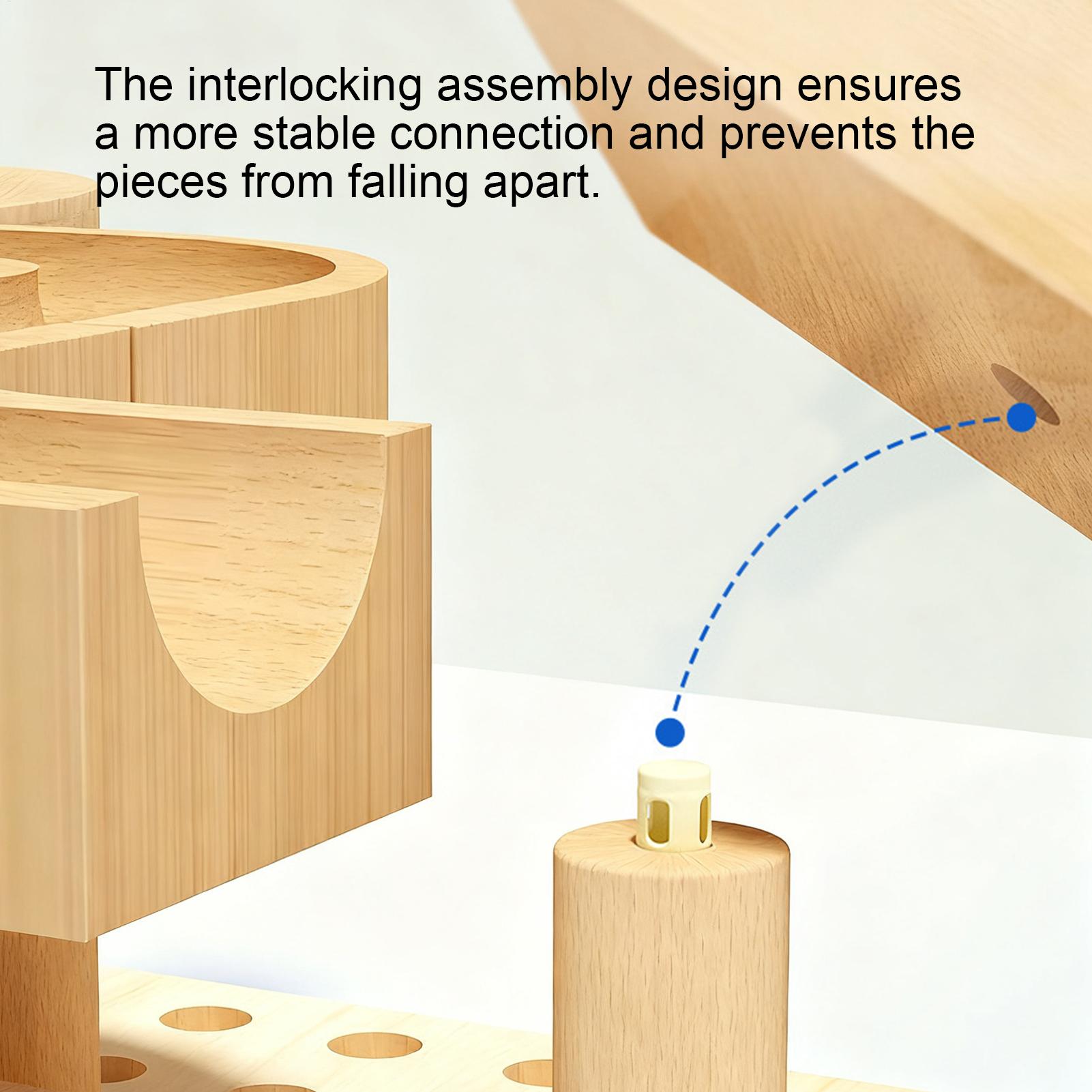 Wooden Marble Maze Race Track  - đánh giá và giá Board Game Race Track