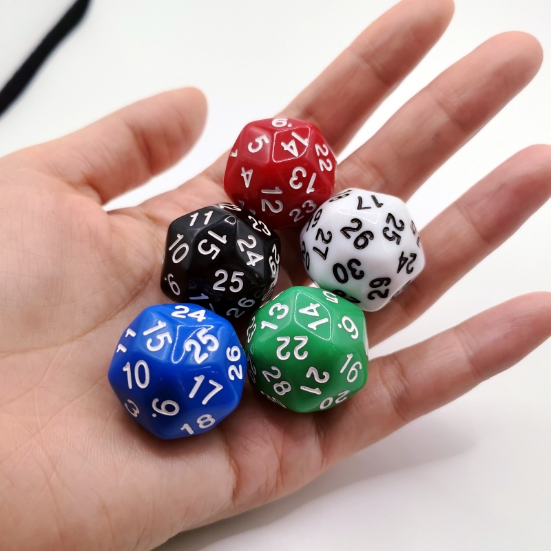 5pcs Cube 30 Sides D30 dungeon - đánh giá và giá Board Game Yahtzee