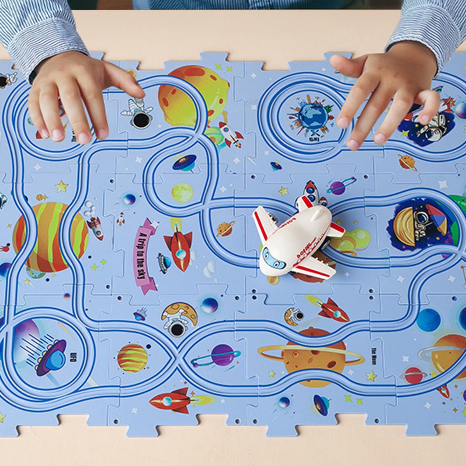 Puzzle Race Car Track Electric - đánh giá và giá Board Game Race Track