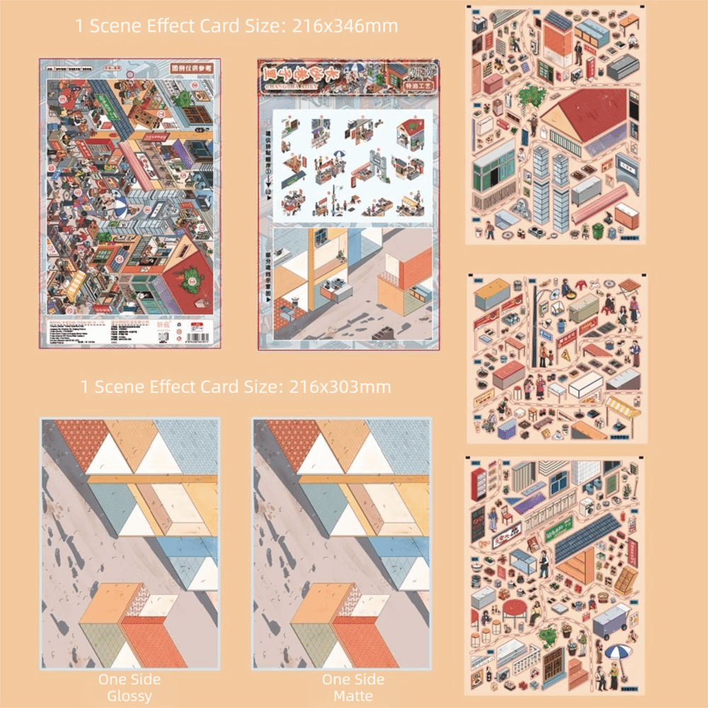 New DIY Oil Painting Street Sc - đánh giá và giá Miniature Painting Set