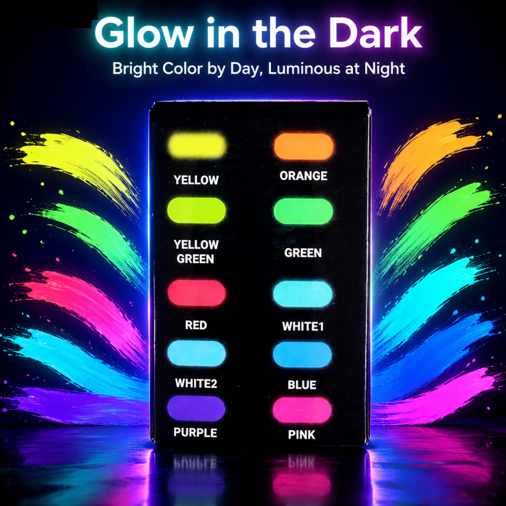 10 Colors 60ml Glow in Dark Ac - đánh giá và giá Miniature Painting Set