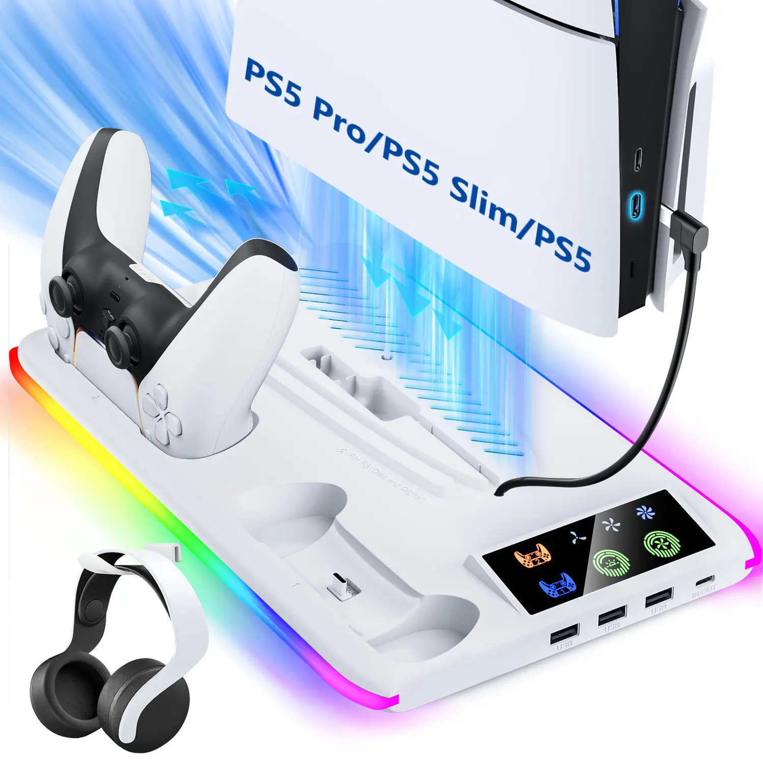 Cooler Fan For Sony PS5 Consol - đánh giá và giá Board Game For 5 Players