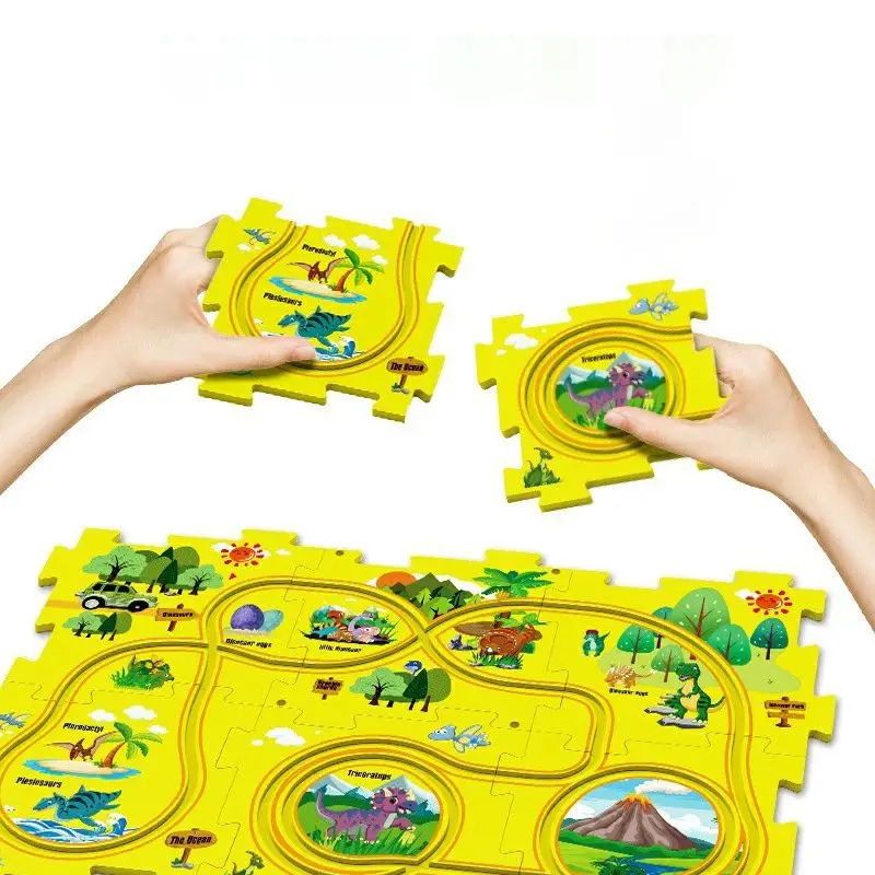 Children's Educational Puzzle  - đánh giá và giá Board Game Race Track