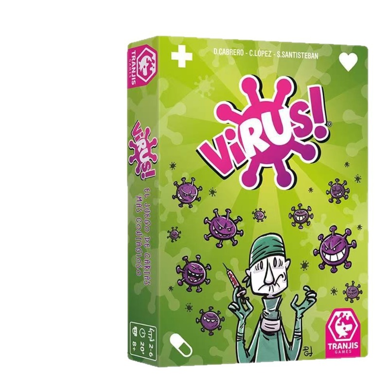 Family Strategy Card Game Set  - đánh giá và giá Board Game Virus