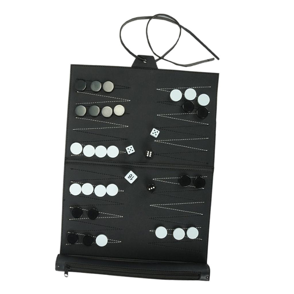Vintage PU Leather Backgammon  - đánh giá và giá Board Game For 5 Players