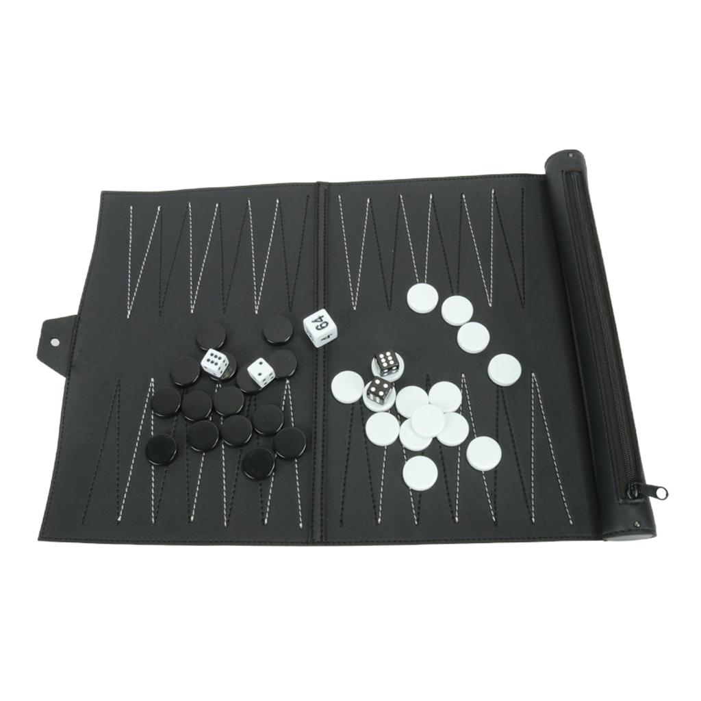 Vintage PU Leather Backgammon  - đánh giá và giá Board Game For 5 Players