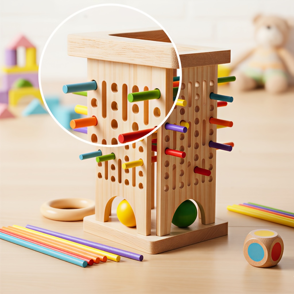 Montessori Wooden Board Game C - đánh giá và giá Board Game Family