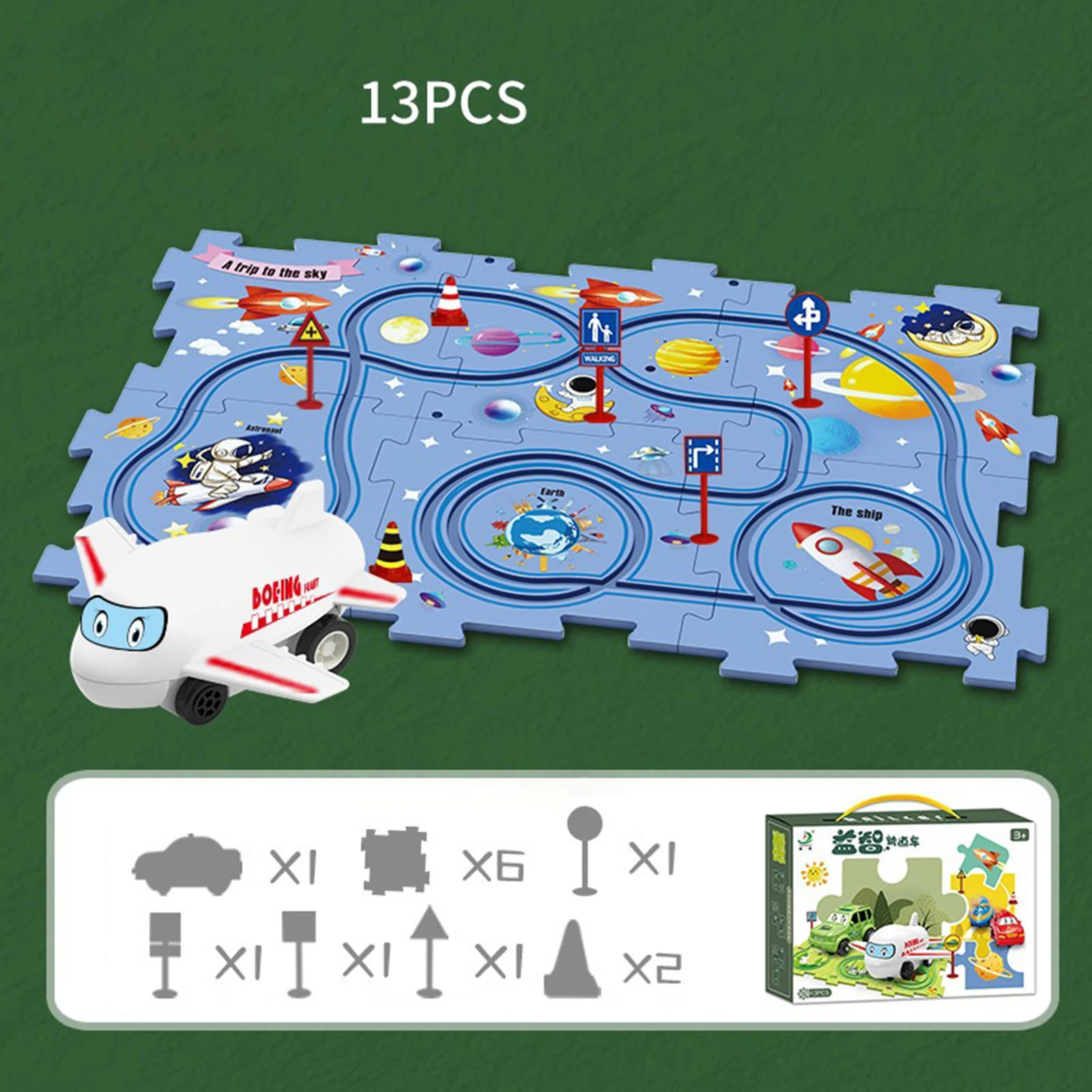 Montessori Kids Electric Rail  - đánh giá và giá Board Game Race Track