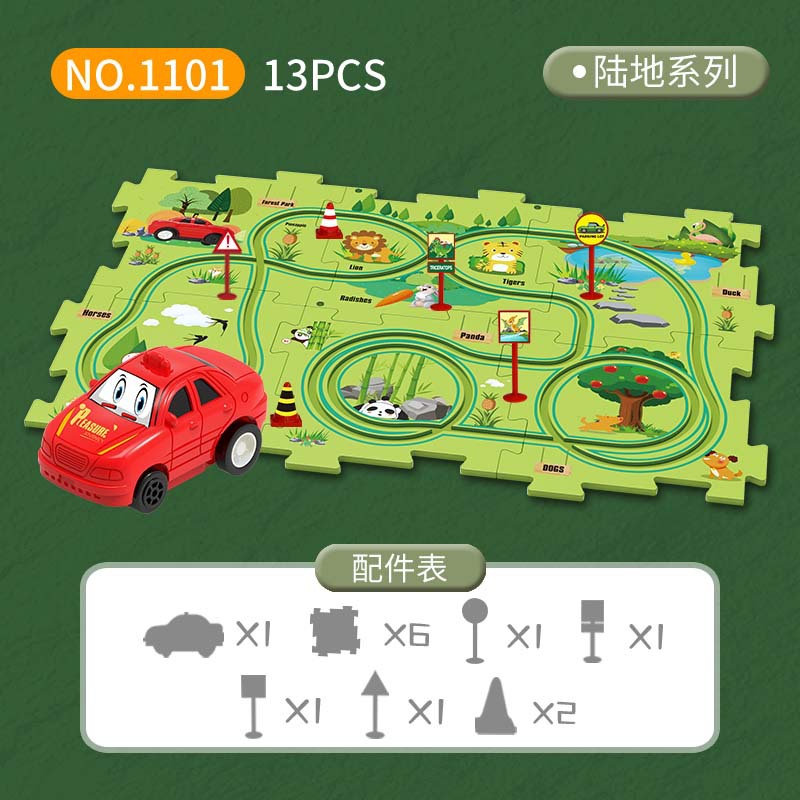 Montessori Kids Electric Rail  - đánh giá và giá Board Game Race Track