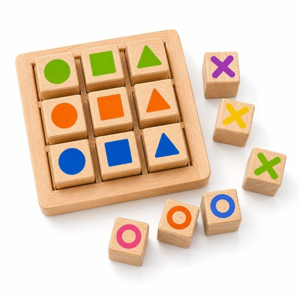 Portable Wooden Tic Tac Toe Wo - đánh giá và giá Board Game For 5 Players