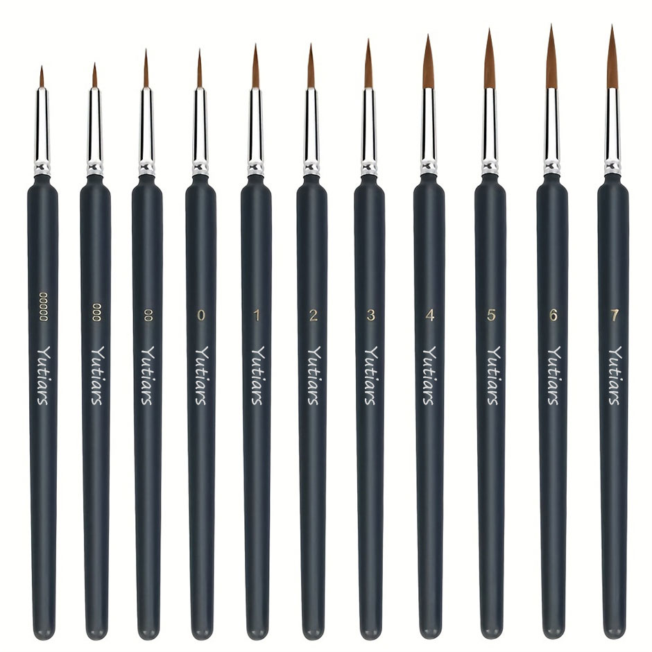 11/22pcs Miniature Paint Brush - đánh giá và giá Miniature Painting Set
