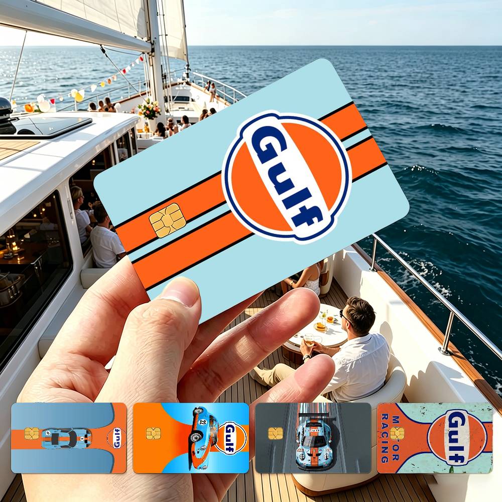Gulf Racing Car Logo Credit Ca - đánh giá và giá Board Game Logo