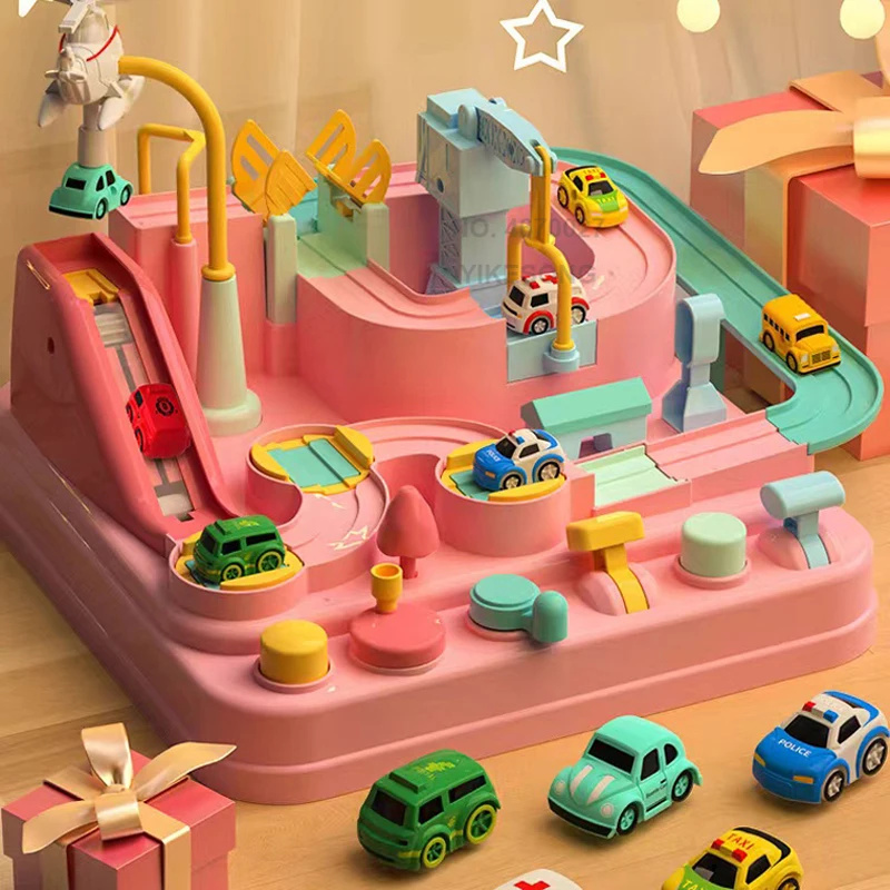Hot Racing Rail Car Tracks Toy - đánh giá và giá Board Game Race Track