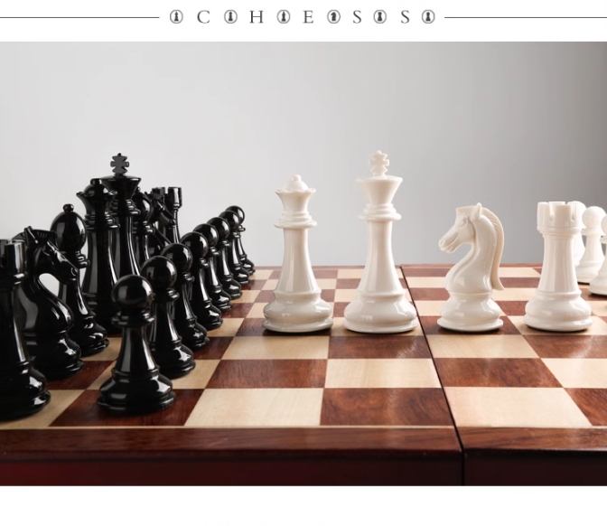 3 in 1 wooden chess foldable c - đánh giá và giá Board Game Logo