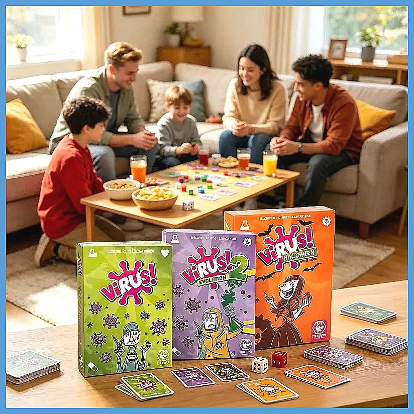 Virus Series 1&2 Family Strate - đánh giá và giá Board Game Virus