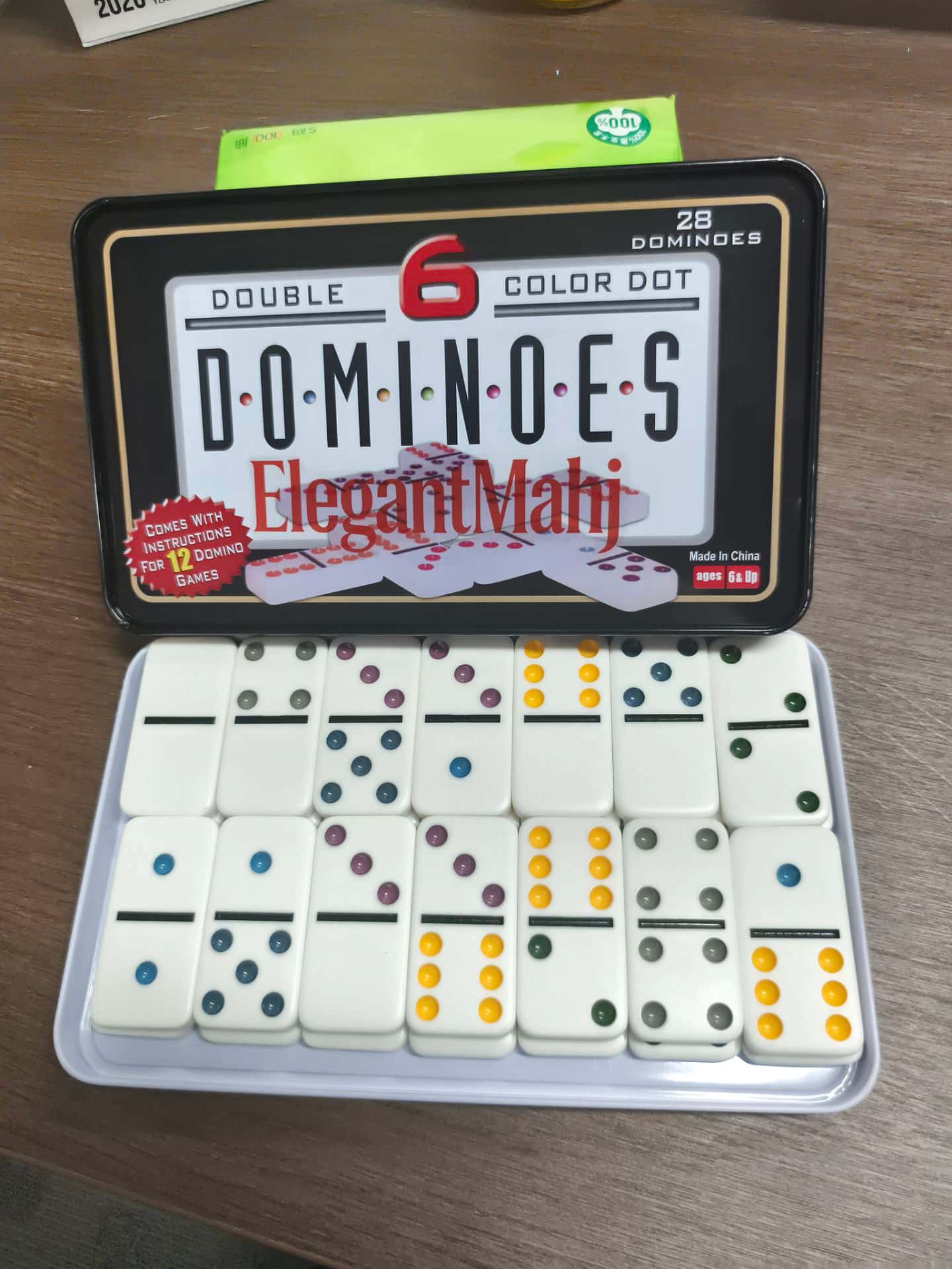 ElegantMahj Double Six Dominoe - đánh giá và giá Board Game Family