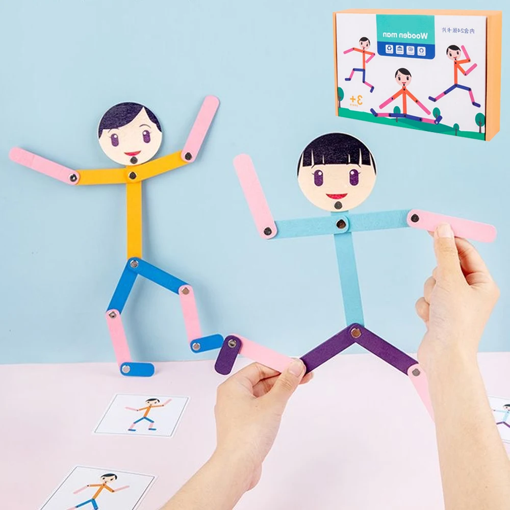 Sport Wooden Man Material DIY  - đánh giá và giá Board Game With Questions